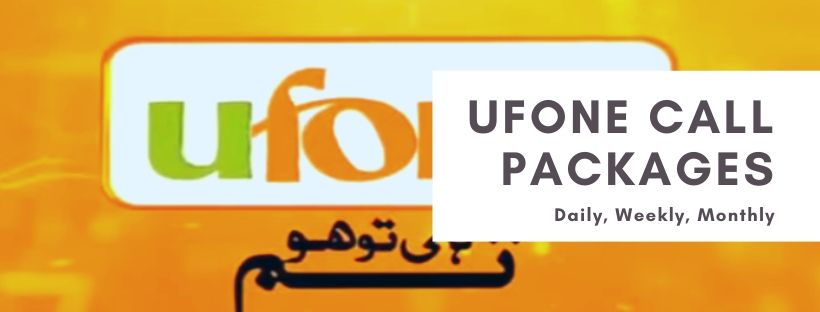 Ufone daily, weekly, monthly call plans