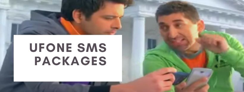 Ufone daily, weekly and monthly SMS plans